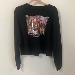 Friends Christmas Cut Off Sweatshirt